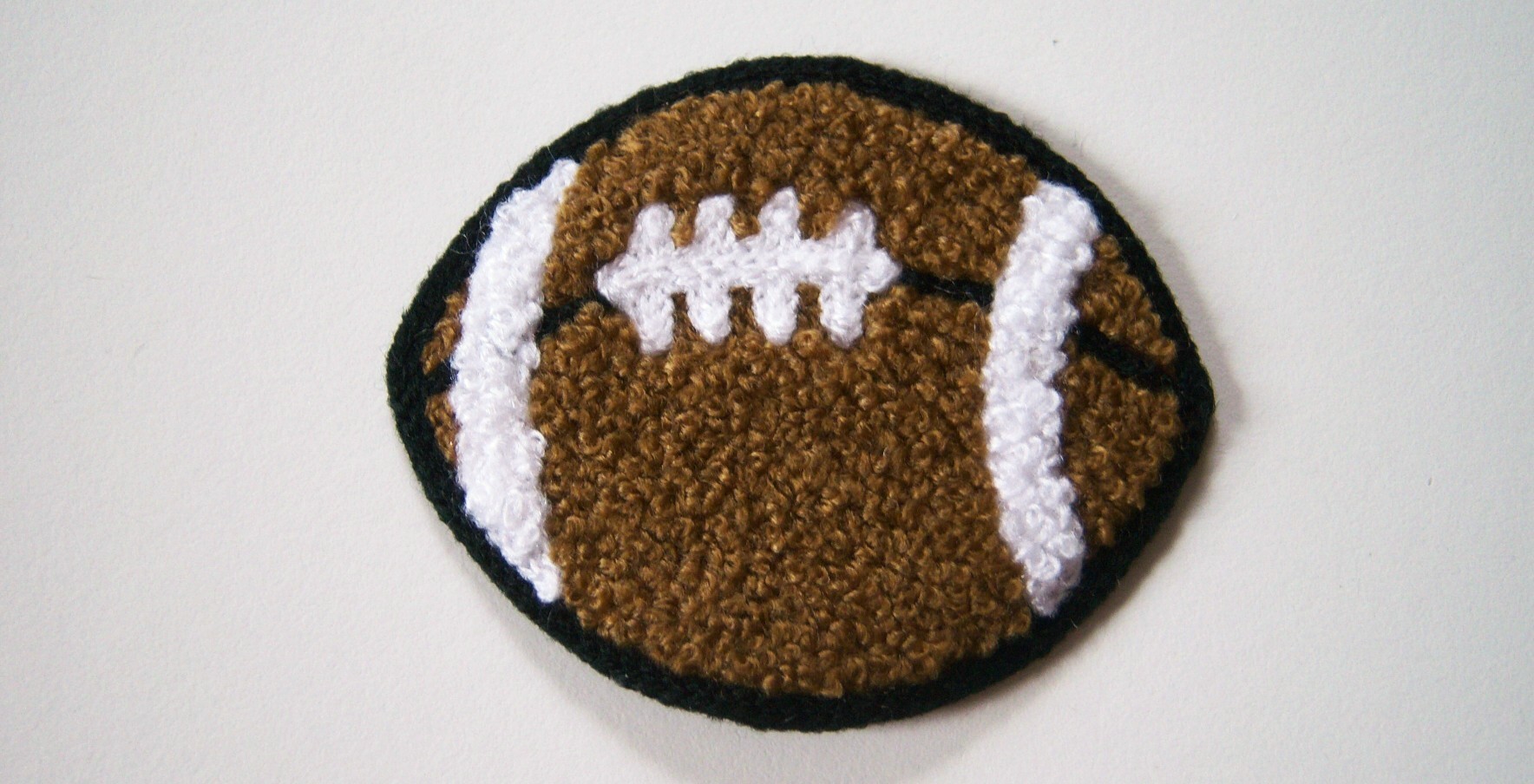 Soft Loop Football Applique