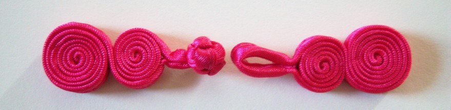 Shocking Satin 5/8" x 2 7/8" Frog Closure