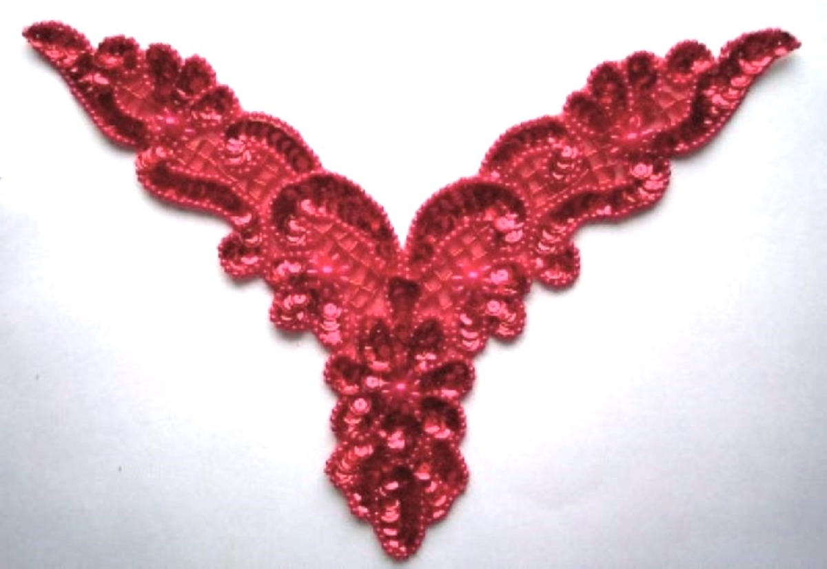 Red Sequin Yoke
