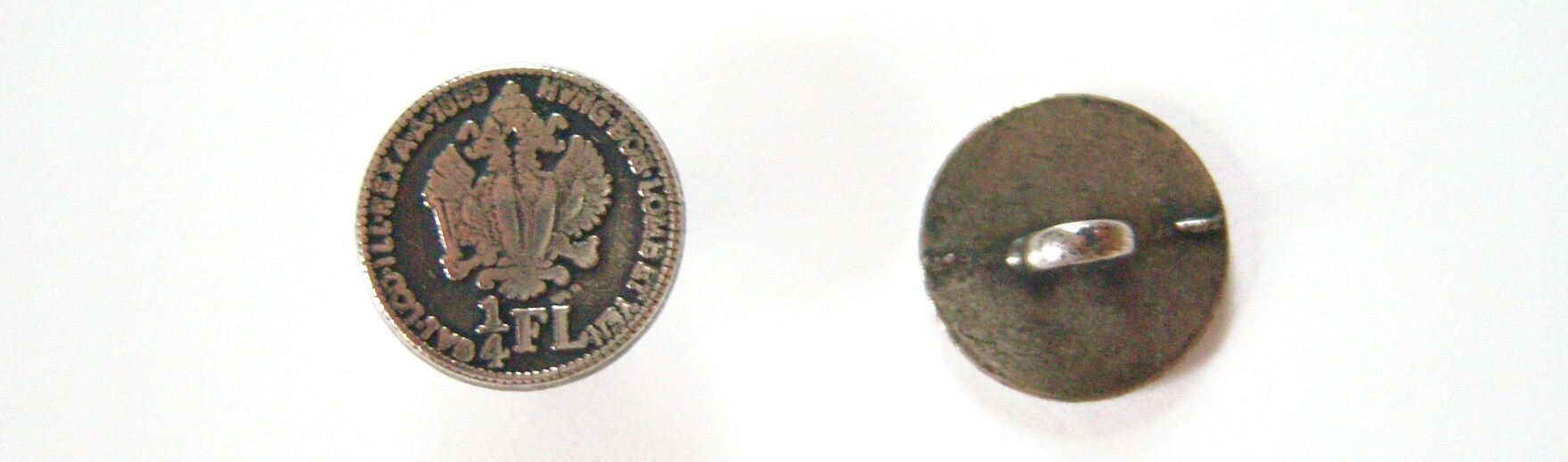 Pewter 9/16" Shank Button