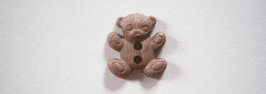 Lt. Brown Bear 5/8" 2 Hole Poly Button