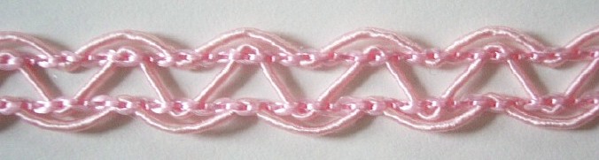 Pink 1/2" Open Braid
