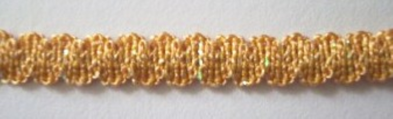 Gold Iridescent 1/4 Inch Elastic