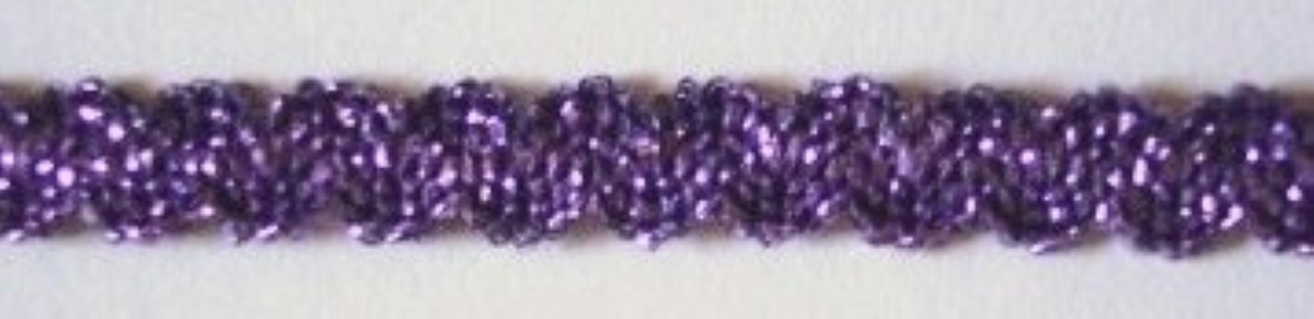 Purple Metallic 5/16 Inch Elastic