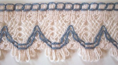 Natural/Slate 2" Lace