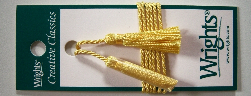Wrights Yellow Rayon 26 1/2" Chair Tie