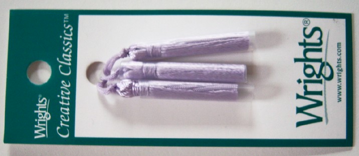 Wrights Orchid 3 Rayon 1 1/4" Tassels