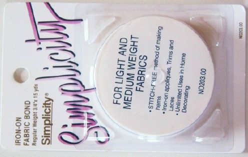 Simplicity 3/4" Iron On Fabric Bond