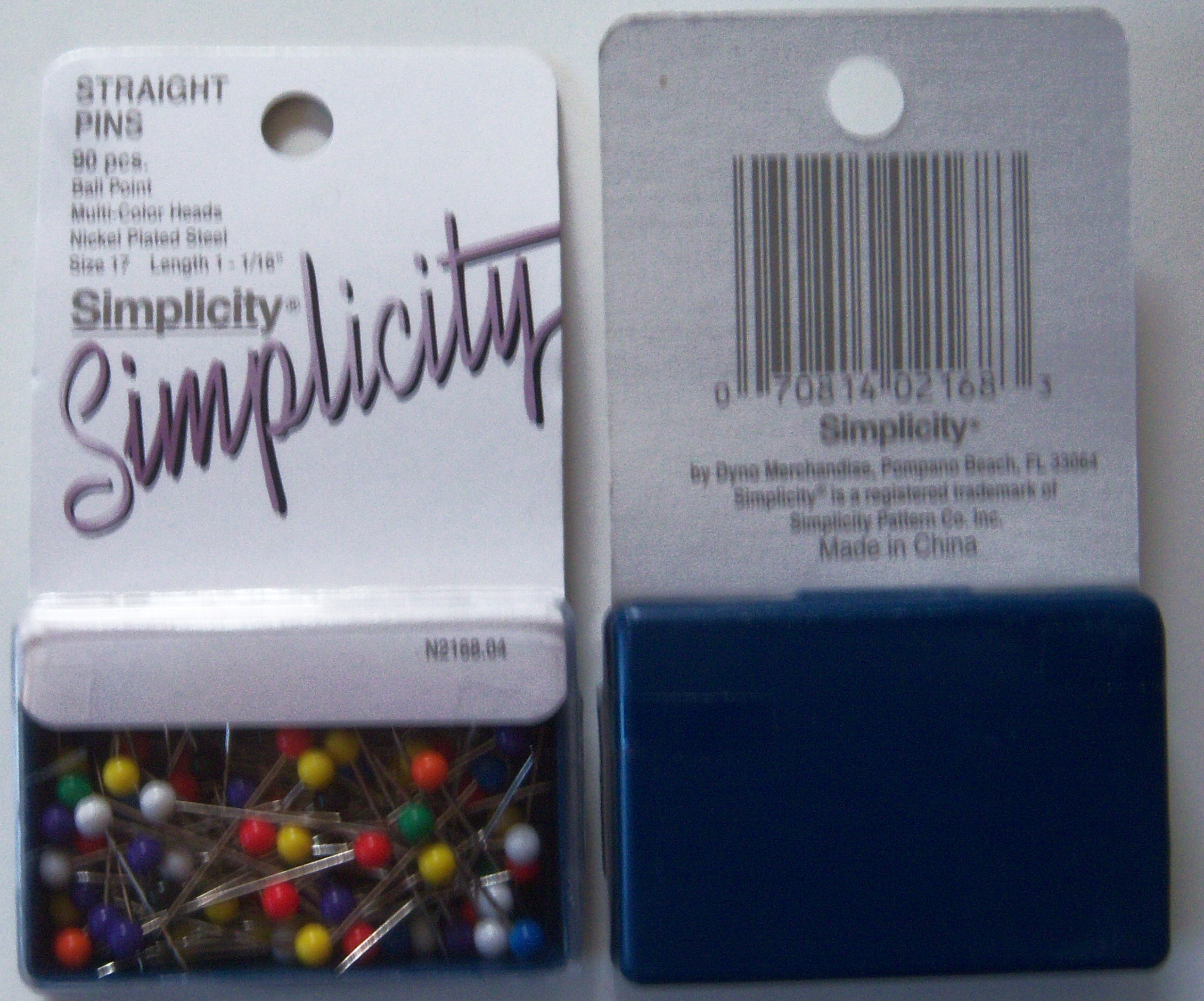 N2168-04 Simplicity 90 Ball Point Pins