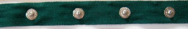 Green Snap Fastener Tape