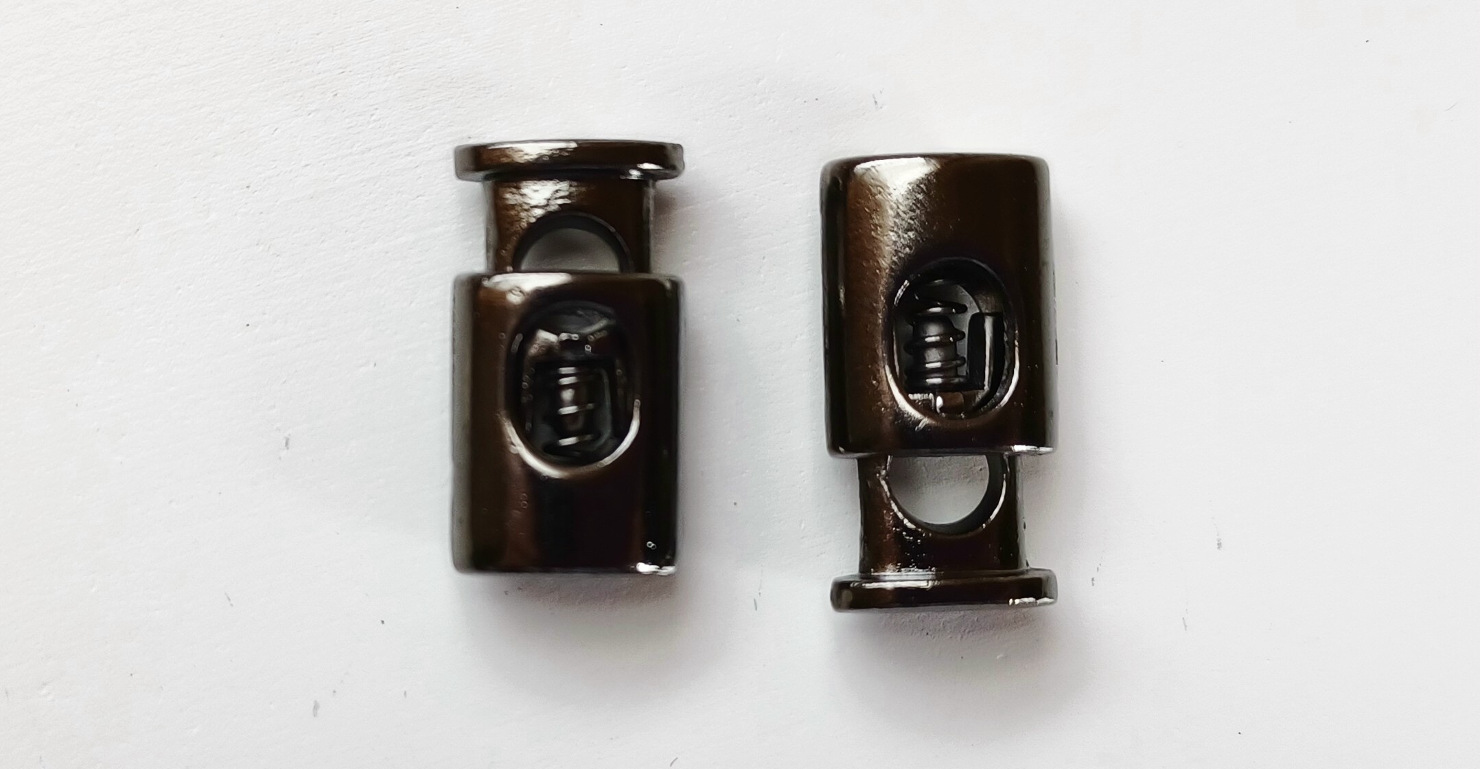 Gunmetal 3/4" One Hole Cord Lock