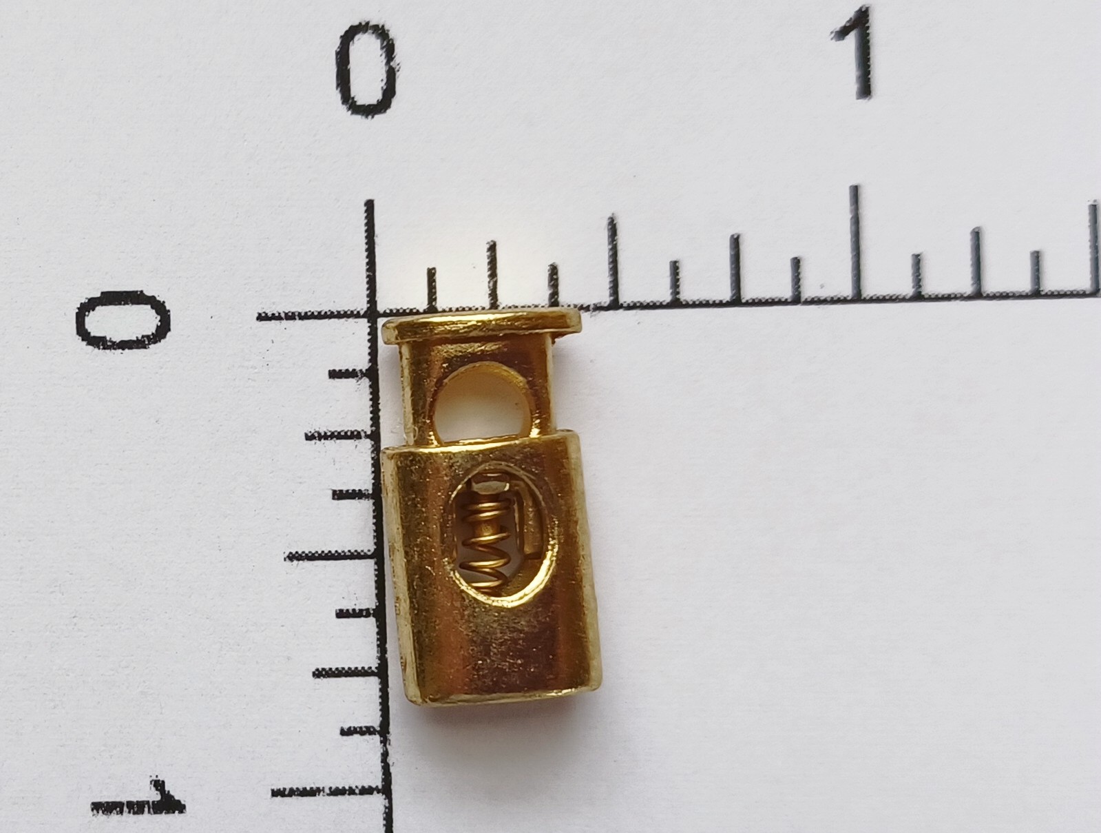 Geneva Gold 3/4" One Hole Cord Lock