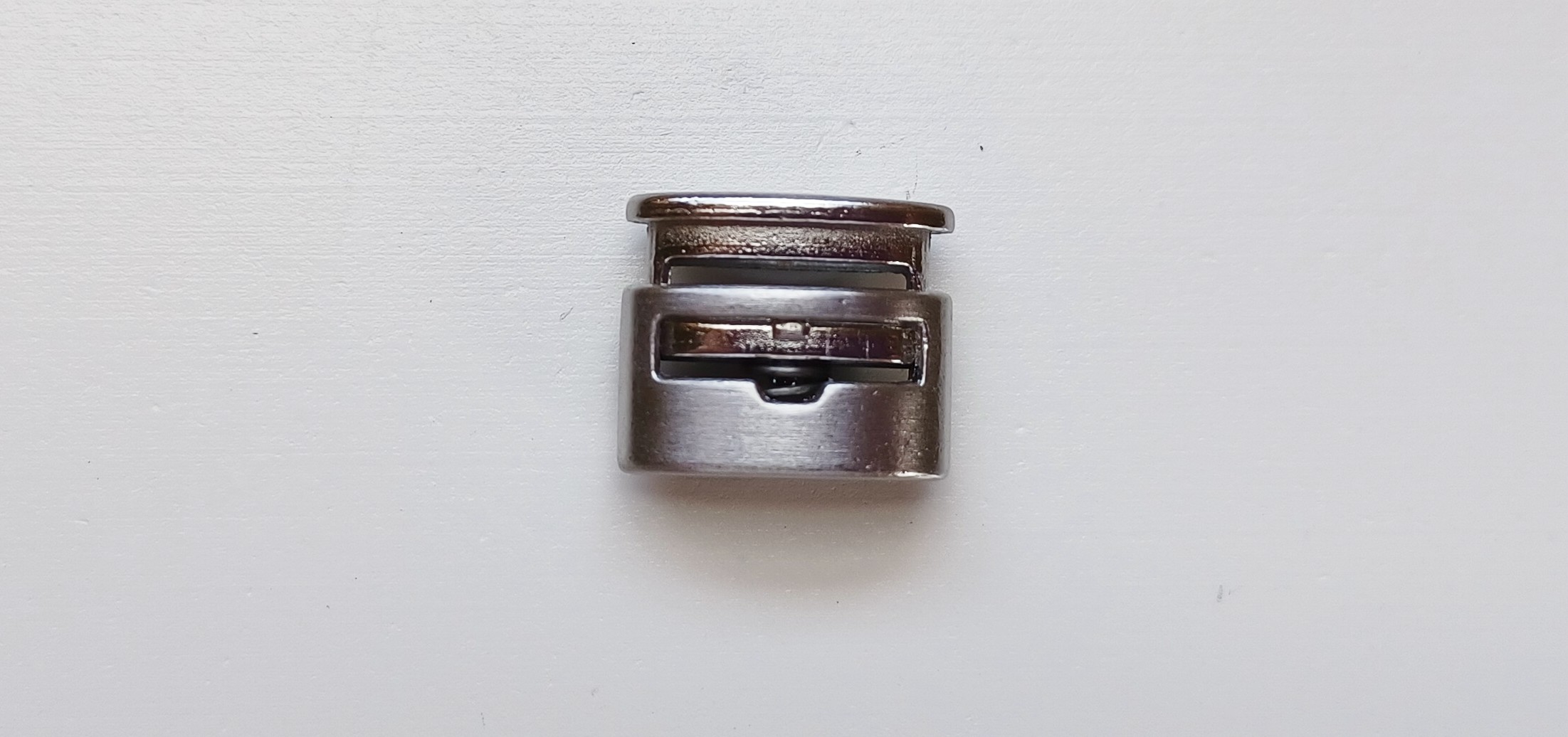 Nickel 5/8" x 1/2quot; Flat Cord Lock