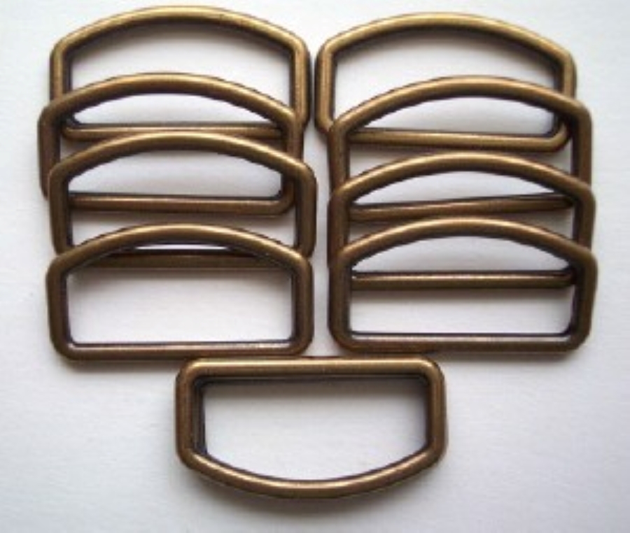 Antique Brass Rectangle