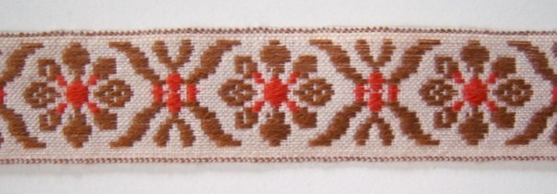 Natural/Maple 1 1/8 Inch Jacquard