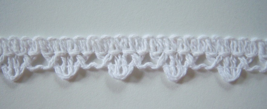 White 5/8" Cluny Lace