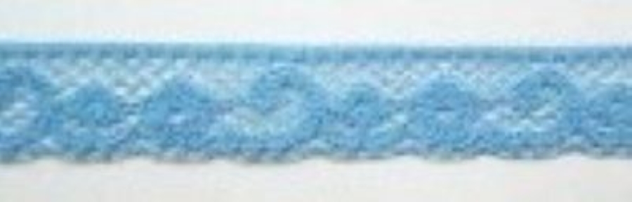 Blue 5/8" Lace