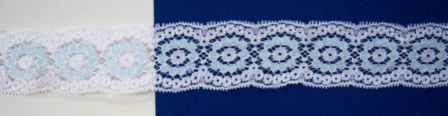 White/Breezy 1 3/4" Nylon Lace