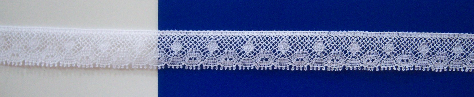 White Nylon 3/4" Lace