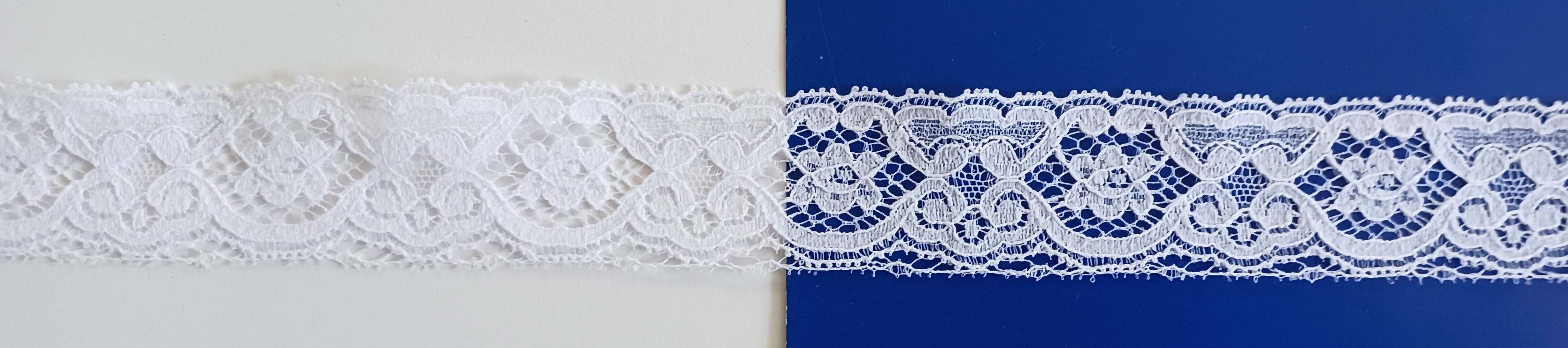 White 1 1/4" Lace
