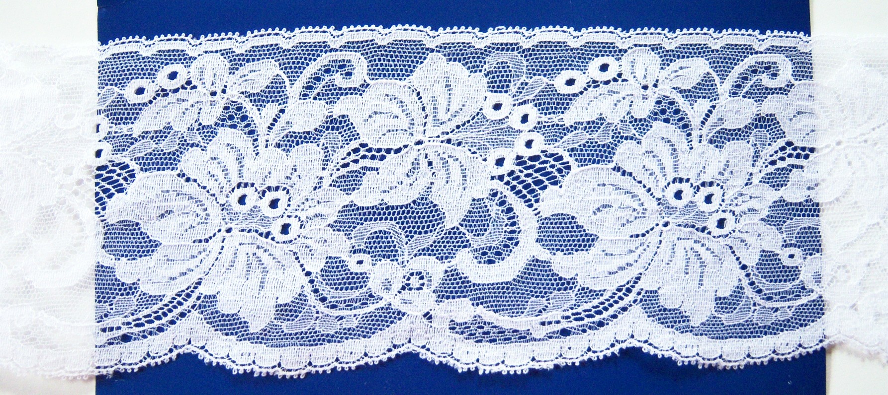 White 3 5/8" Nylon Lace