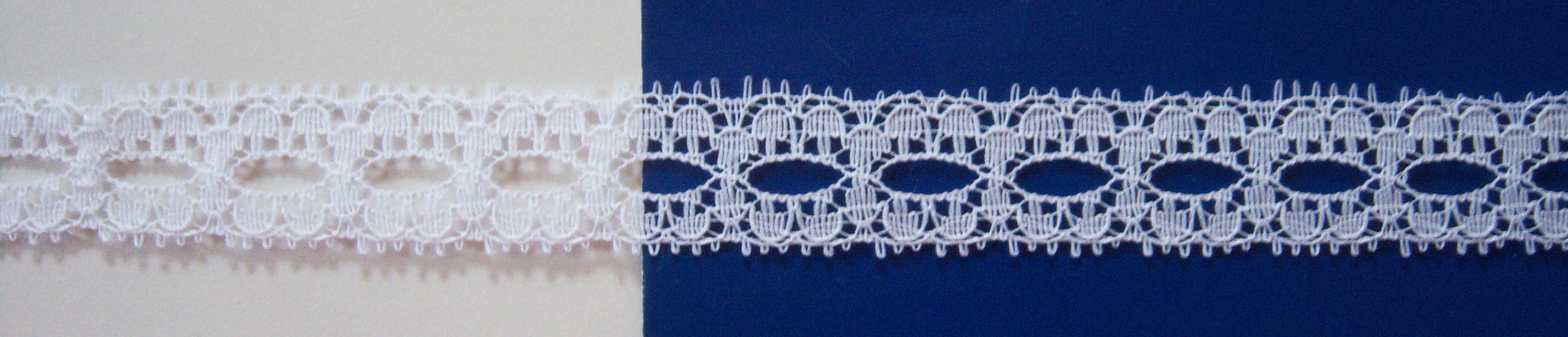 White 3/4" Nylon Lace