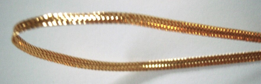 Matte 18kt Gold Metallic 1/8" Middy Braid