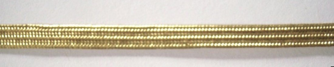 Gold Metallic 1/4" Middy Braid