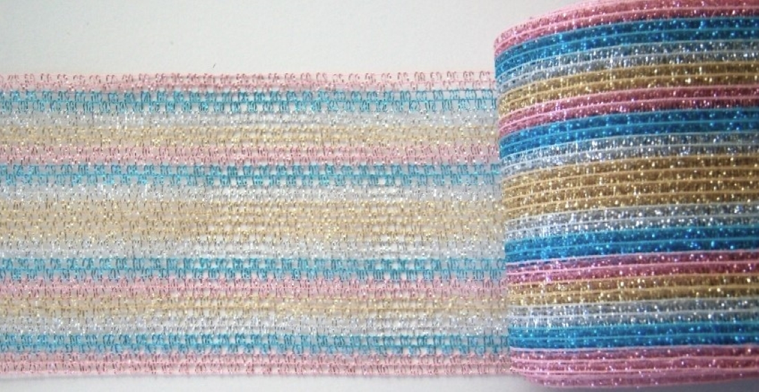 Pink/Aqua Soft 4" Trim