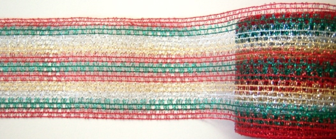 Red Multi Mesh 2 3/4" Trim