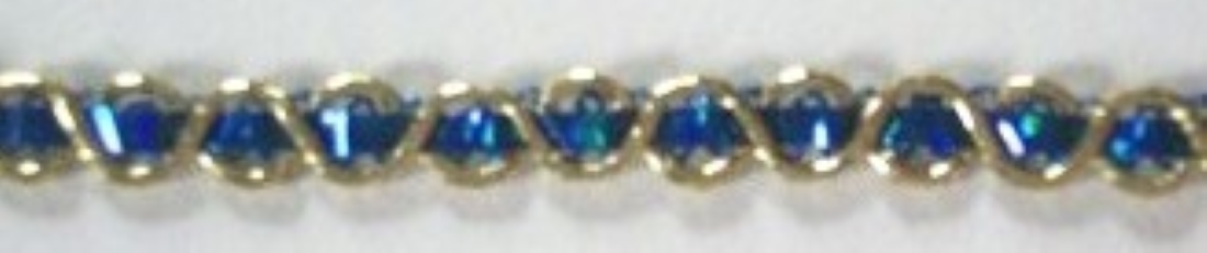 Gold Metallic/Royal Trim