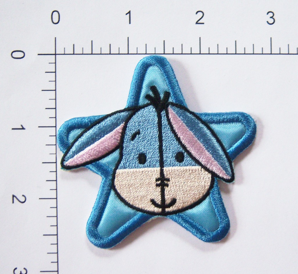 Cuties Pooh Eeyore Star Applique