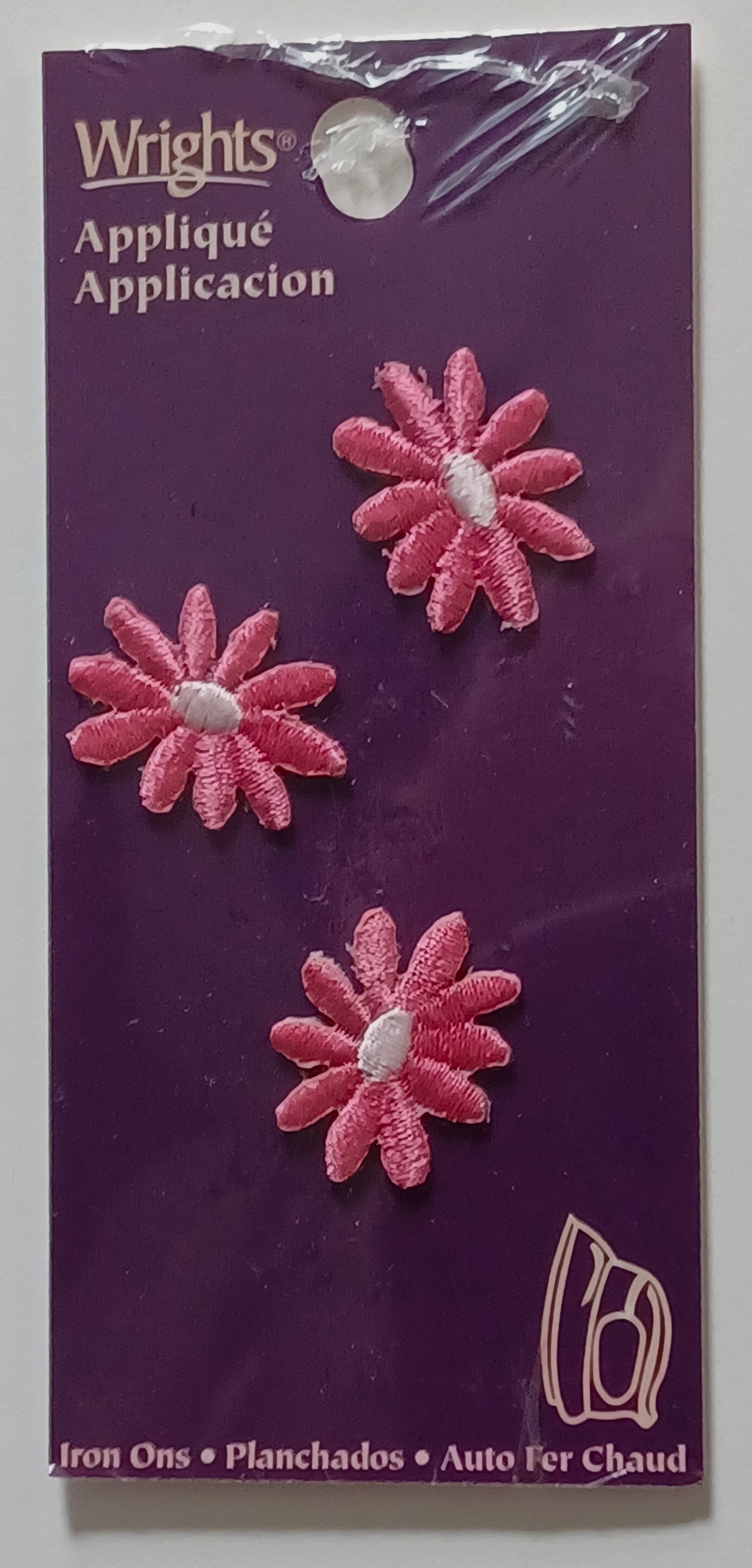 Hot Pink Daisy Appliques
