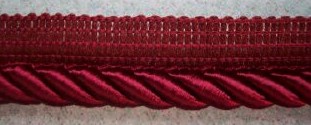 Wine 3/8 Inch Piping