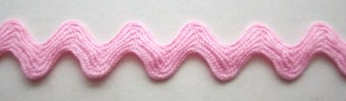 Pink 3/8" Polyester Rick Rack