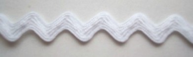 Snow White 3/8" Rick Rack