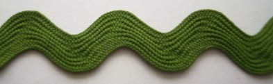 Olive 3/4" Rick Rack