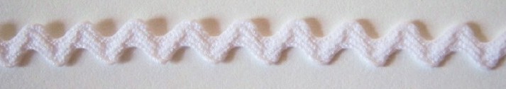 Optical White 1/4" Rick Rack