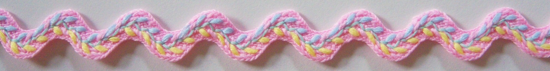 Pink/Yellow/Blue 9/16" Rick Rack