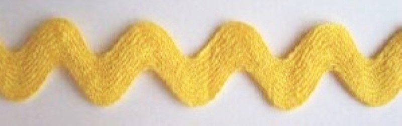 Yellow 13/16" Rick Rack