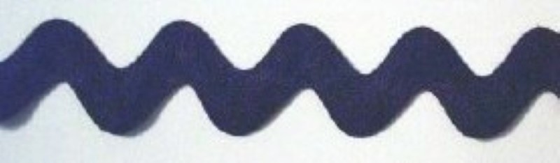 Midnight Navy 1" Rick Rack
