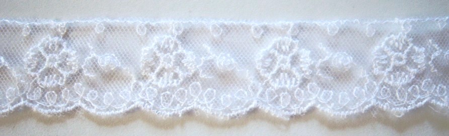 White Tulle Trim