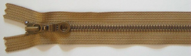 Camel YKK 7" Metal Zipper