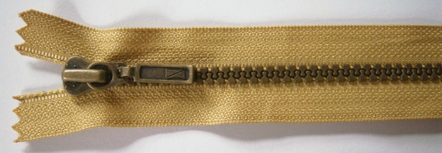 Lt Gold YKK 7" Dulon Zipper