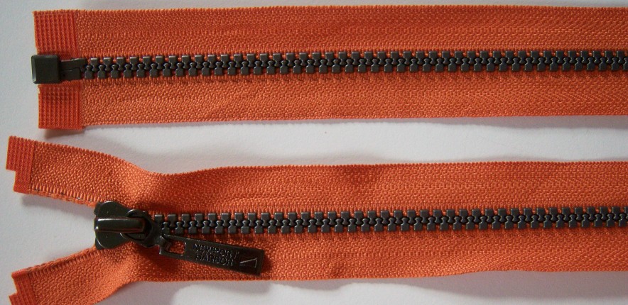 Apricot YKK 26" Vislon Newport Harbor Pull Separating Zipper