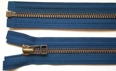 Sapphire YKK 21" Metal Separating Zipper