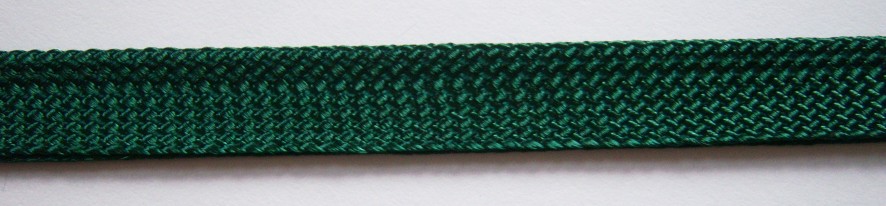Dk Green 1/2" Rayon Fold Over Braid