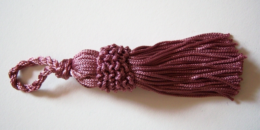 Conso Mauve 3" Braid Top Tassel