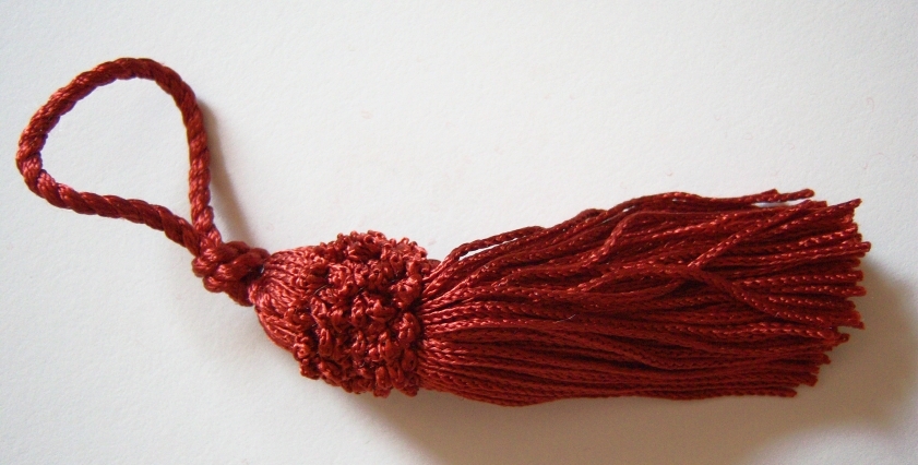 Conso Garnet 3" Braid Top Tassel