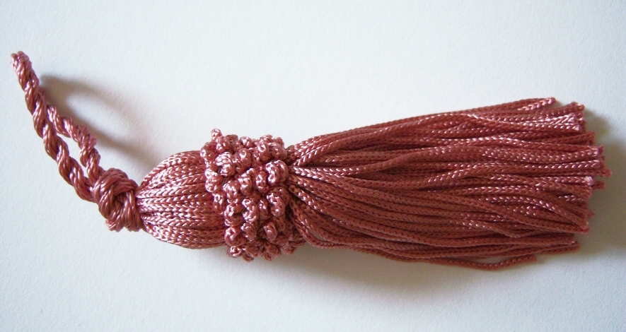 Conso Dusty Rose 3" Braid Top Tassel